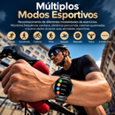 Relógio Inteligente Masculino Smartwatch HD com Bluetooth, Chamadas e Monitoramento de Saúde