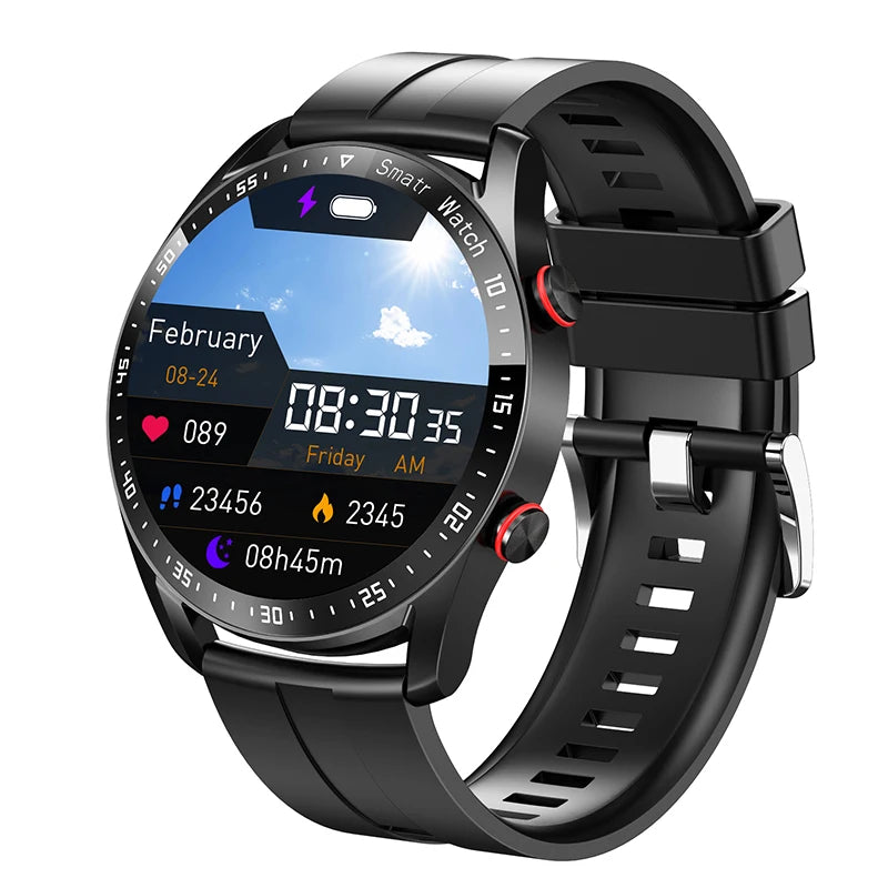 Smartwatch Masculino Esportivo com ECG, PPG, Chamada Bluetooth e Monitor Fitness