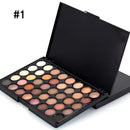 Paleta de Sombras 40 Cores Profissional Glitter e Matte – Alta Pigmentação, à Prova d'Água e Longa Duração