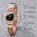 Kit Relógio Feminino + Pulseira de Coração – 2 Peças, Elegante e Delicado