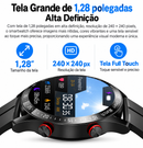 Smartwatch Masculino Esportivo com ECG, PPG, Chamada Bluetooth e Monitor Fitness